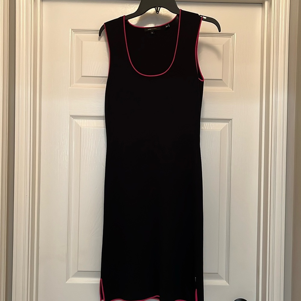 BCBG MAXAZARIA midi black dress size small.
